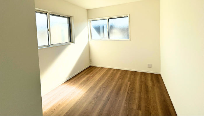 将来、部屋を仕切れる「可変型個室」